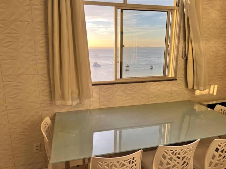 Apartamento No Farol Da Barra. Vista Deslumbrante Para O Mar! No Circuito Do Carnaval. Ao Lado Do Porto Da Barra ! Salvador Exteriér fotografie