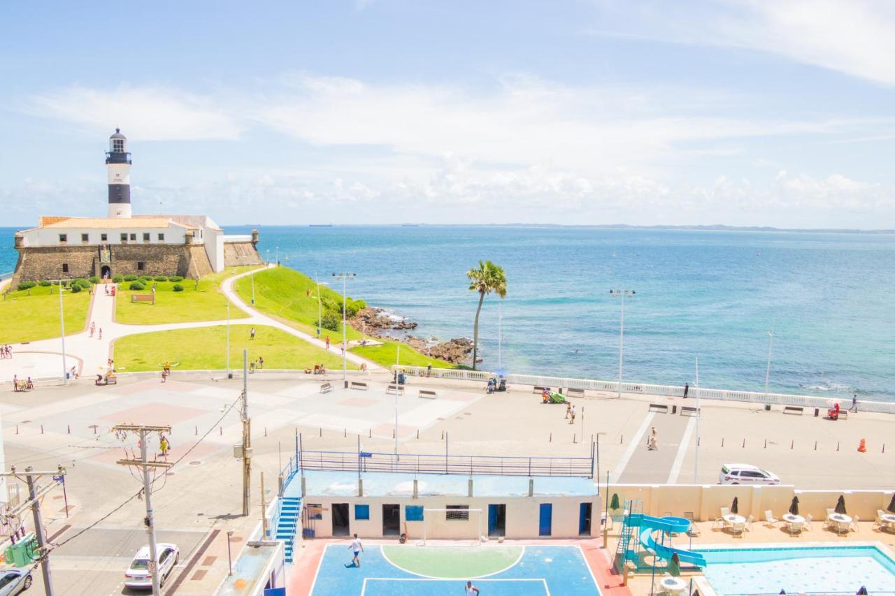 Apartamento No Farol Da Barra. Vista Deslumbrante Para O Mar! No Circuito Do Carnaval. Ao Lado Do Porto Da Barra ! Salvador Exteriér fotografie